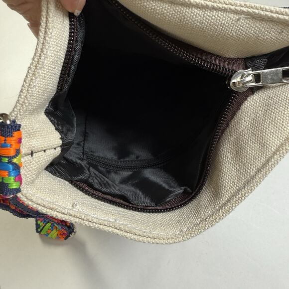 Elephant Tapestry Mid Size Shoulder Crossbody Bag Purse Retro Bohemian 90 Hippie - Picture 6 of 10